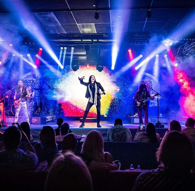 Raiding the Rock Vault performing at the Hard Rock Cafe Las Vegas Strip