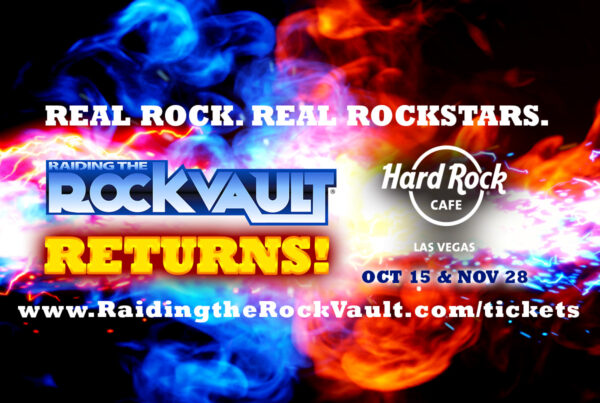 Raiding the Rock Vault shows October 15 and November 28